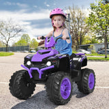 12v Electric Kids Ride On ATV / Quad Bike-Purple
