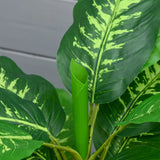 HOMCOM Faux Rose Plants, with Pots