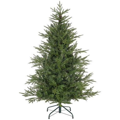 HOMCOM 5ft Bushy and Bare Artificial Christmas Tree - Green