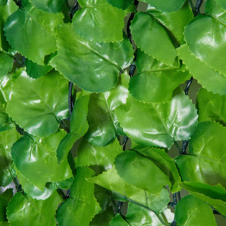 Outsunny 3 x 1m Artificial Leaf Wall - Green