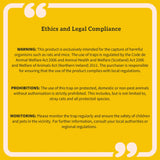 Outsunny Humane Rat Trap, Squirrel Trap with Double Doors, Live Cage Mousetrap for Indoors & Outdoors, Catch and Release Mice, Rats, Rodents, 60 x 18 x 20 cm, Green