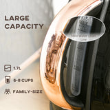 HOMCOM 3kW Rapid Boil Honeycomb Kettle - Black