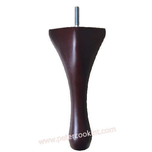 Queen Anne Legs - 6" (150mm) Mahogany Finish