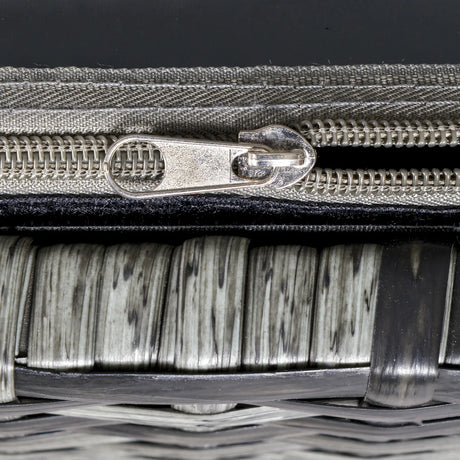 Outsunny 130 L Rattan Garden Storage Box, with Seat - Mixed Grey