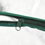 Outsunny Walk In Tomato Greenhouse Garden Outdoor Mini Greenhouse Flower Planter Steel Frame with Zipped Door & Window, PVC Cover, 180 x 100 x 168CM, Clear