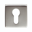 ESCUTCHEON - EURO PROFILE ON CONCEALED FIX SQUARE ROSE ARTQE CSA (SATIN CHROME) - SATIN CHROME - 50 X 50 - EACH