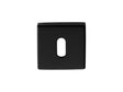 ESCUTCHEON - LOCK PROFILE ON CONCEALED FIX SQUARE ROSE ARTQE (MATT BLK) - MATT BLACK - EACH