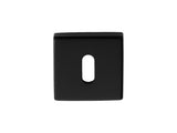ESCUTCHEON - LOCK PROFILE ON CONCEALED FIX SQUARE ROSE ARTQE (MATT BLK) - MATT BLACK - EACH