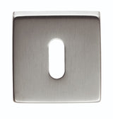 ESCUTCHEON - LOCK PROFILE ON CONCEALED FIX SQUARE ROSE ARTQE CSA (SATIN CHROME) - SATIN CHROME - EACH