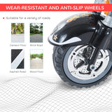 HOMCOM Kids Ride On Toy Car Motorbike Electric Scooter 6V Battery Operated Toy Trike-Black