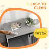 PawHut 46.46'' Dog Crate Furniture with Removable Cushion & Security Latch for Extra Large Dogs - Grey