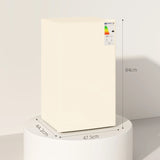 HOMCOM 91 Litre Freestanding Under Counter Fridge Freezer, Small Fridge with Chiller Box, Adjustable Thermostat, 47.5cm Wide, Beige