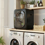 HOMCOM 4kg Vented Tumble Dryer with 5 Drying Mode, 800W Compact Freestanding Front Tumble Dryer Black