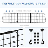 PawHut Heavy Duty Pet Dog Car Barrier Black