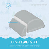 HOMCOM 11-Piece Kids Soft Play Set, Foam Block, Toys for Climbing, Crawling, Blue