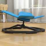 AIYAPLAY Butterfly-Shaped-kids Swivel Chair, Sensory Spinning Chair for Balance, Coordination Training, Blue