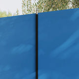 Outsunny 4 Pole Camping Windbreaks, Beach Wind Shield Shelter with Carry Bag and Steel Poles, 540cm x 150cm, Blue