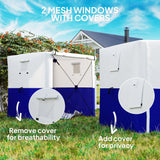 Outsunny 2 x 2m Pop-Up Gazebo, with Accessories - Dark Blue