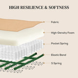 HOMCOM 140 Manual Reclining Armchair, with Footrest - Light Brown