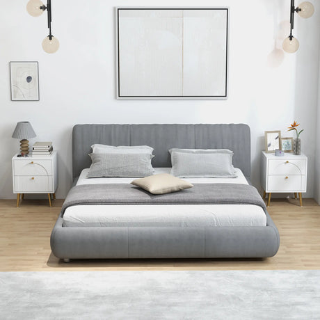 HOMCOM 2-Drawer Bedside Table Set of 2 - White