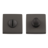 TURN & RELEASE ON CONCEALED FIX SQUARE ROSE (LM40/QES) ANT (ANTHRACITE) - Anthracite - SET