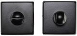 TURN & RELEASE ON CONCEALED FIX SQUARE ROSE (ART LM 40/QES) MATT BLACK - MATT BLACK - 50 X 50 - SET