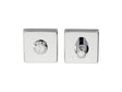 TURN & RELEASE ON CONCEALED FIX SQUARE ROSE (ART LM 40/QES) CRO (POLISHED CHROME) - POLISHED CHROME - 50 X 50 - SET
