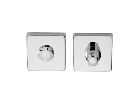 TURN & RELEASE ON CONCEALED FIX SQUARE ROSE (ART LM 40/QES) CRO (POLISHED CHROME) - POLISHED CHROME - 50 X 50 - SET