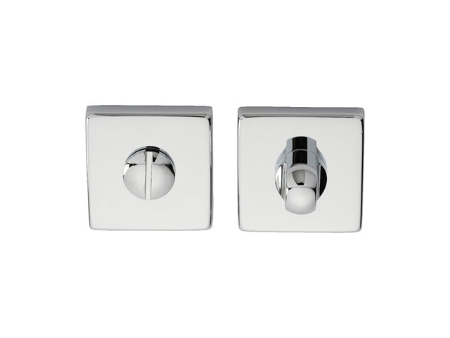 TURN & RELEASE ON CONCEALED FIX SQUARE ROSE (ART LM 40/QES) CRO (POLISHED CHROME) - POLISHED CHROME - 50 X 50 - SET
