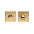 TURN & RELEASE ON CONCEALED FIX SQUARE ROSE (ART LM 40/QES)  5MM SPINDLE OSA (SATIN BRASS) - SATIN BRASS - 50 X 50 - SET