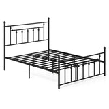 Full/Queen/Twin Size Heavy-duty Metal Bed Frame with Headboard-Queen Size