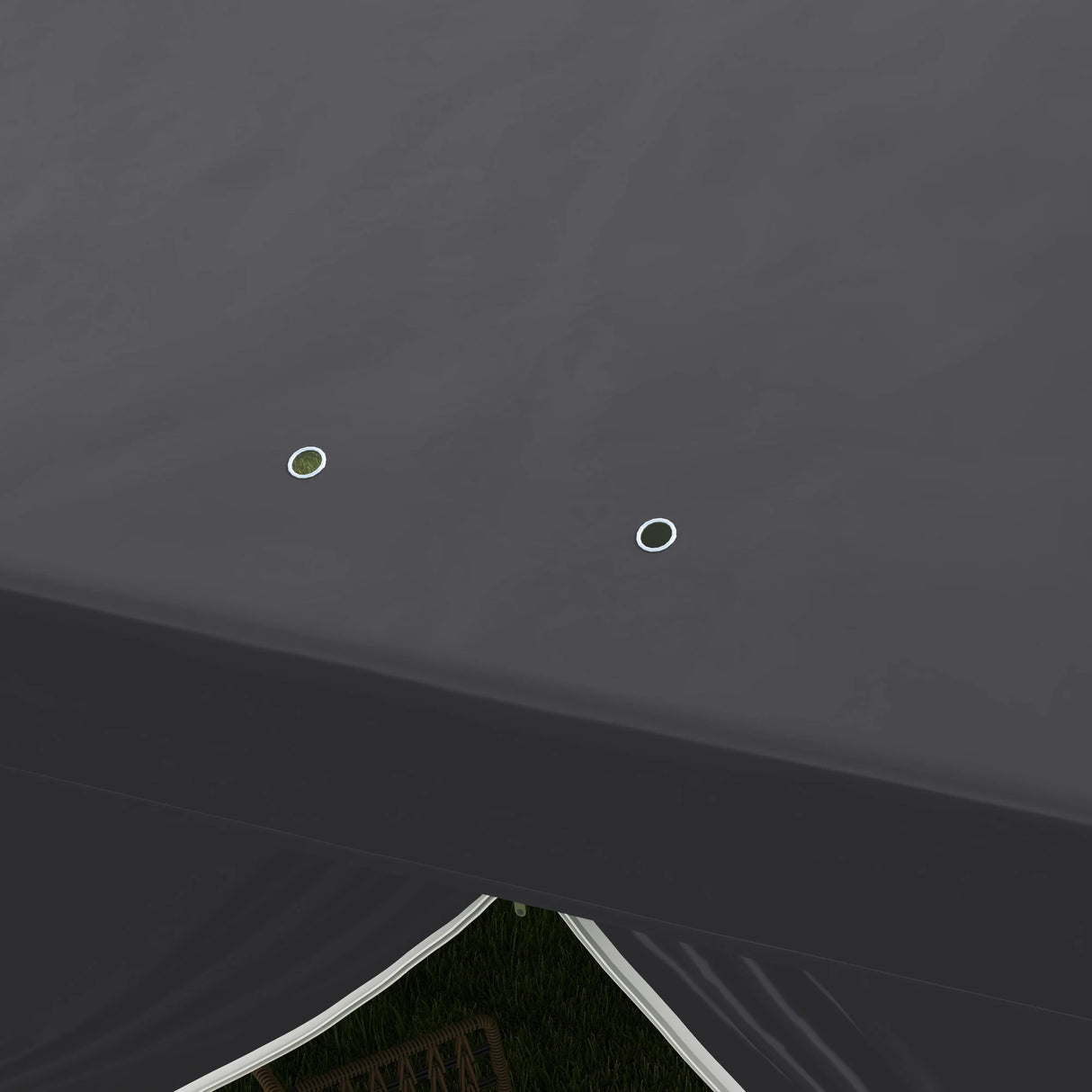 Outsunny Outsunny 3 x 6 m Garden Pop Up Gazebo, Wedding Party Tent Marquee, Water Resistant Awning Canopy with Sidewalls, Windows, Carry Bag, Grey