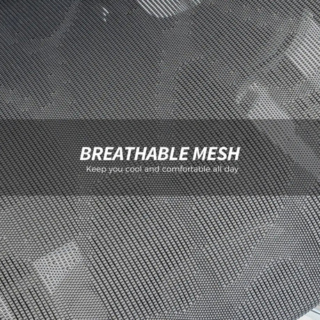 HOMCOM Ergonomic Office Chair, High Back Mesh Desk Chair, Grey