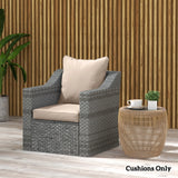 Outsunny Seat and Back Padded Cushion Set, CUSHION ONLY - Beige