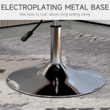 HOMCOM Swivel Microfibre Accent Chair for Living Room Contemporary Vanity Armchair with Adjustable Height Thick Cushion Lumbar Support Armrest for Bedroom Office Dark Grey