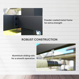 Outsunny 3 x 4m Metal Pergola with Retractable Roof and Roller Shade, Wall-Mounted or Free Standing Garden Gazebo Canopy Pergola Kit, UPF30+ Outdoor Sun Shade Shelter, Beige