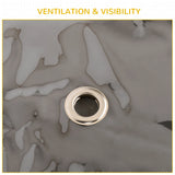 PawHut Rabbit Hutch Cover, Water-Resistant Pets Cage Protector, Breathable Guinea Pig Cage Cover - Brown