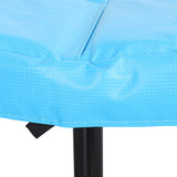 HOMCOM 40" Fitness Trampoline with Adjustable Handle, Rebounder Trampoline, Mini Jumper for Indoor Exercise Workout, Blue