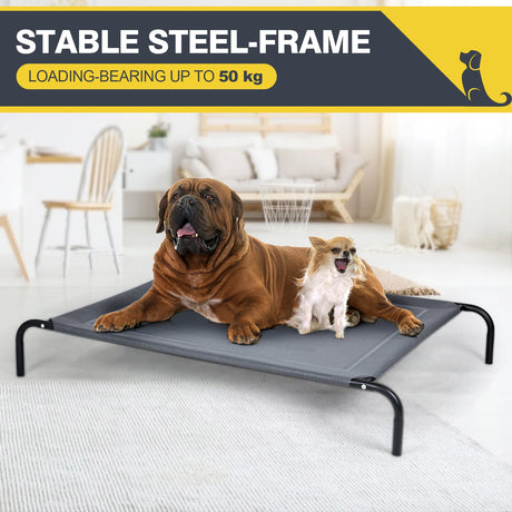 Elevated Pet Bed for Large Dogs Cot for Indoor & Outdoor