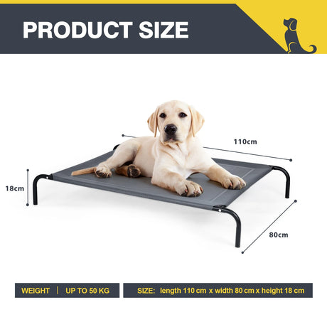 Elevated Pet Bed for Large Dogs Cot for Indoor & Outdoor