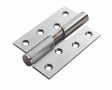 102 X 76 X 3MM RISING BUTT HINGE LH C/W SCREWS (PAIR) - SATIN STAINLESS STEEL - PAIR