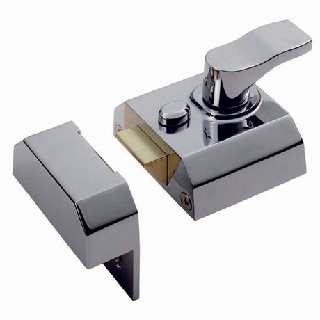 RIM CYLINDER NIGHTLATCH 40MM LEVEL 2 - POLISHED CHROME - EACH