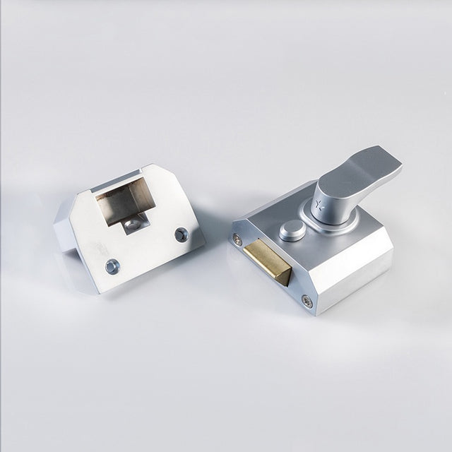 RIM CYLINDER DEADLOCKING NIGHTLATCH 40MM LEVEL 3 - SATIN CHROME - EACH