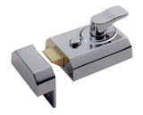 RIM CYLINDER DEADLOCKING NIGHTLATCH 60MM LEVEL 3 - POLISHED CHROME - EACH