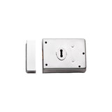 4X3" DUAL HANDED RIM DEADLOCK C/W 2 KEYS - SATIN CHROME - EACH