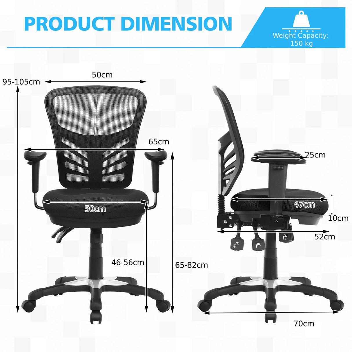 Ergonomic Mesh Recliner Chair with Adjustable Backrest for Gaming