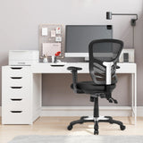 Ergonomic Mesh Recliner Chair with Adjustable Backrest for Gaming