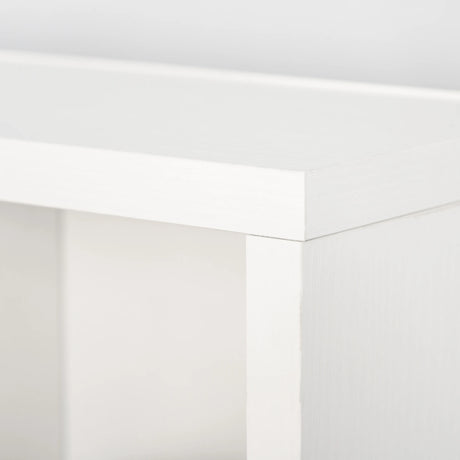 HOMCOM CD Storage Unit with Adjustable Shelves, 89 x 130.5 cm, White