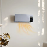 HOMCOM 2000W Wall Mounted Heater, 18-45C Temperature, Grey