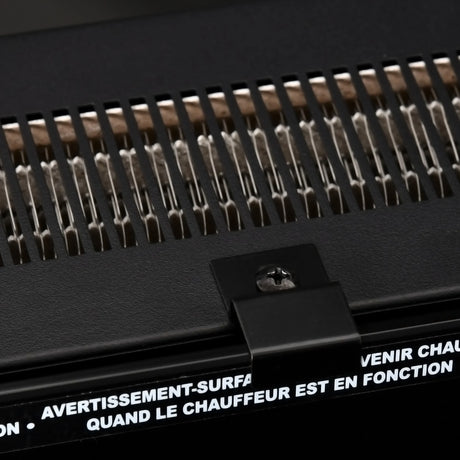 HOMCOM Electric Wall-Mounted Fireplace Heater with Adjustable Flame Effect, Remote Control, Timer, 1800/2000W, Black